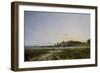 Die Theresienwiese Mit Der Bavaria in Abendstimmung, 1882-Adolf Heinrich Lier-Framed Giclee Print