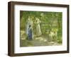 Die Töchter im Garten. 1906-Fritz von Uhde-Framed Giclee Print