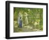 Die Töchter im Garten. 1906-Fritz von Uhde-Framed Giclee Print