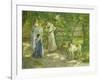 Die Töchter im Garten. 1906-Fritz von Uhde-Framed Giclee Print