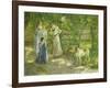 Die Töchter im Garten. 1906-Fritz von Uhde-Framed Giclee Print