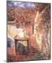 Die Treppe-Claude Monet-Mounted Art Print