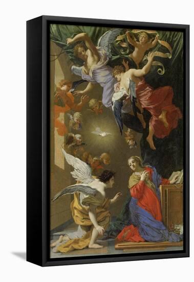 Die Verkündigung Mariae. 1650 - 1660-Simon Vouet-Framed Stretched Canvas
