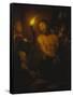 Die Verspottung Christi-Godfried Schalcken-Framed Stretched Canvas