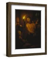 Die Verspottung Christi-Godfried Schalcken-Framed Giclee Print