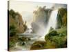 Die Wasserfaelle Von Tivoli, 1822-1825-Charles Rémond-Stretched Canvas