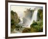 Die Wasserfaelle Von Tivoli, 1822-1825-Charles Rémond-Framed Giclee Print