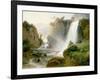 Die Wasserfaelle Von Tivoli, 1822-1825-Charles Rémond-Framed Giclee Print