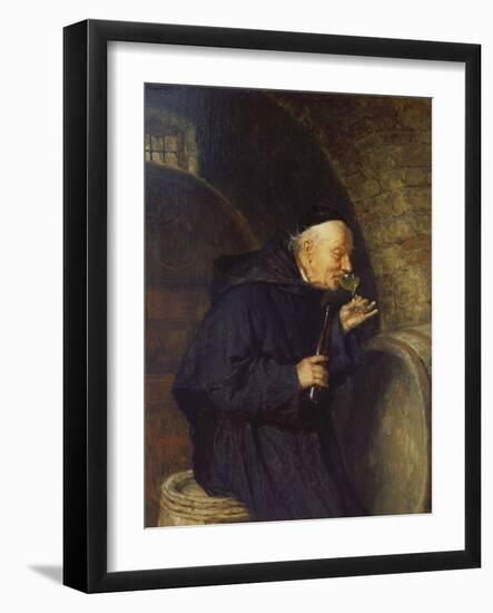 Die Weinprobe-Eduard Grutzner-Framed Giclee Print