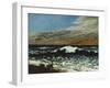 Die Woge (La vague). 1870-Gustave Courbet-Framed Giclee Print