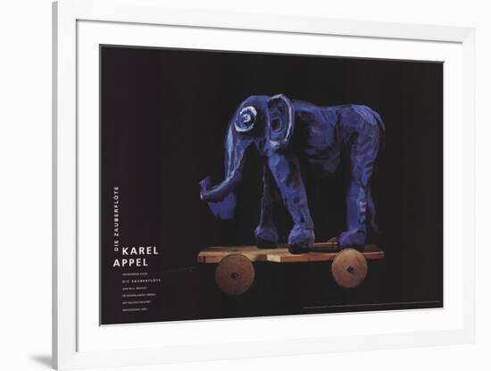 Die Zauberflote (Magic Flute), Elephant-Karel Appel-Framed Collectable Print