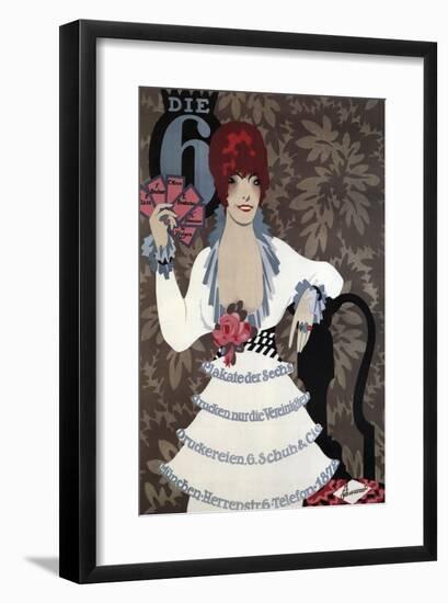 Die6 Germany 1914 Whitedress-null-Framed Giclee Print