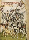 Hussite War (From: the Life and Times of the Emperor Sigismund by Eberhard Windec), C. 1450-Diebold Lauber-Stretched Canvas