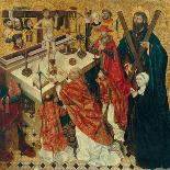 The Mass of Saint Gregory the Great-Diego De La Cruz-Stretched Canvas