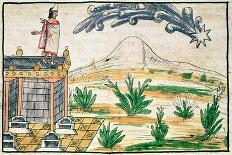 Montezuma II Watching a Comet, 1579-Diego Duran-Giclee Print