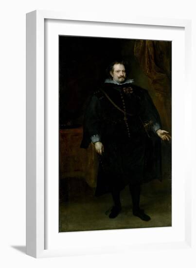 Diego Felipe De Guzmán, Marquis of Leganés, Ca 1634-Sir Anthony Van Dyck-Framed Giclee Print