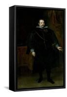 Diego Felipe De Guzmán, Marquis of Leganés, Ca 1634-Sir Anthony Van Dyck-Framed Stretched Canvas