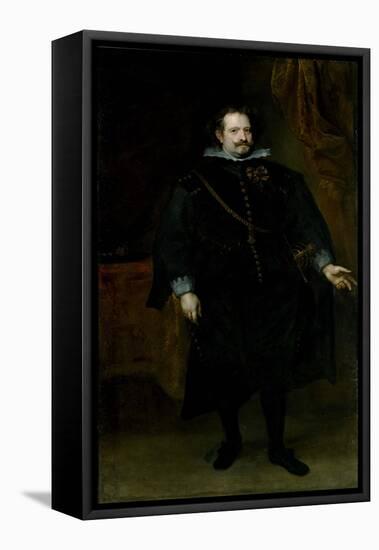 Diego Felipe De Guzmán, Marquis of Leganés, Ca 1634-Sir Anthony Van Dyck-Framed Stretched Canvas