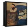 'Diego Martelli', 1879-Edgar Degas-Framed Stretched Canvas