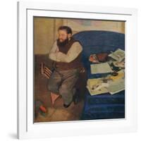 'Diego Martelli', 1879-Edgar Degas-Framed Giclee Print