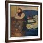 'Diego Martelli', 1879-Edgar Degas-Framed Giclee Print