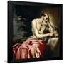 Diego Polo / 'Saint Jerome in Penitence', Middle 17th century, Spanish School, Oil on canvas, 12...-DIEGO POLO-Framed Poster