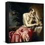 Diego Polo / 'Saint Jerome in Penitence', Middle 17th century, Spanish School, Oil on canvas, 12...-DIEGO POLO-Framed Stretched Canvas