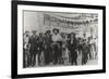 Diego Rivera and Frida Kahlo in the May Day Parade, Mexico City, 1st May 1929-Tina Modotti-Framed Photographic Print