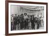 Diego Rivera and Frida Kahlo in the May Day Parade, Mexico City, 1st May 1929-Tina Modotti-Framed Photographic Print