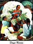 Flower Festival: Feast of Santa Anita, 1931-Diego Rivera-Art Print