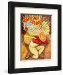 Diego Rivera (Vendedores de Flores) Plastic Sign-Diego Rivera-Framed Art Print