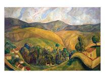 Landscape with Cacti-Diego Rivera-Art Print