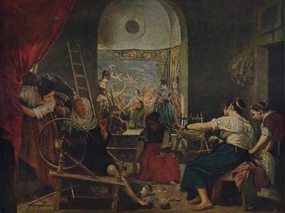 'Las Hilanderas', (The Spinners), 1657, (c1934)