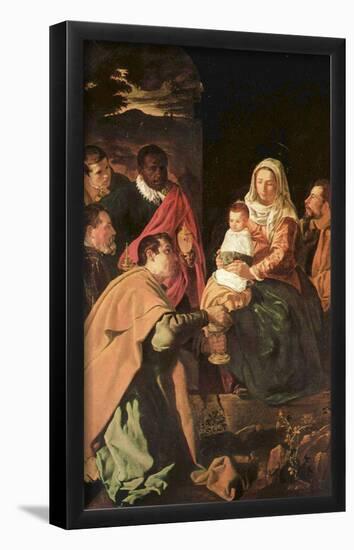 Diego Velázquez (Adoration of the Magi (Epiphany)) Art Poster Print-null-Framed Poster