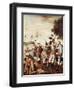 Diego Velazquez De Cuellar Entrusts Command of the Expedition to Hernan Cortes-null-Framed Giclee Print