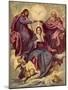 Diego Velázquez (The coronation of Mary) Art Poster Print-null-Mounted Poster