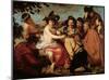 Diego Velázquez (The Drinker (The Triumph of Bacchus)) Art Poster Print-null-Mounted Poster