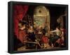 Diego Velázquez (The Spinner Interior (The fable of Arachne)) Art Poster Print-null-Framed Poster