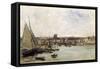 Dieppe, 1875-Charles-Francois Daubigny-Framed Stretched Canvas