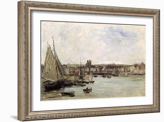 Dieppe, 1875-Charles-Francois Daubigny-Framed Giclee Print