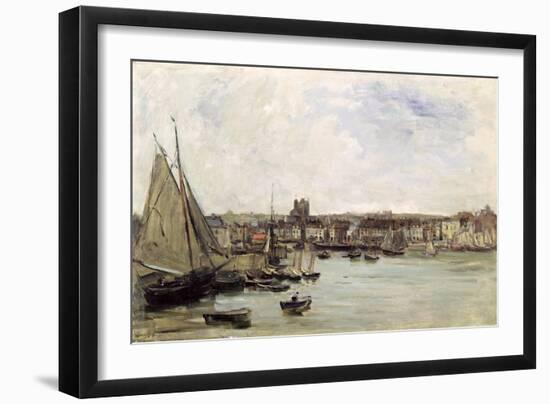 Dieppe, 1875-Charles-Francois Daubigny-Framed Giclee Print