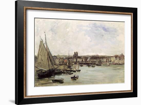 Dieppe, 1875-Charles-Francois Daubigny-Framed Giclee Print