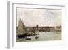 Dieppe, 1875-Charles-Francois Daubigny-Framed Giclee Print