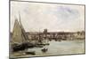 Dieppe, 1875-Charles-Francois Daubigny-Mounted Giclee Print