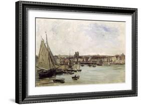 Dieppe, 1875-Charles-Francois Daubigny-Framed Giclee Print