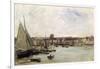 Dieppe, 1875-Charles-Francois Daubigny-Framed Giclee Print