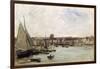 Dieppe, 1875-Charles-Francois Daubigny-Framed Giclee Print