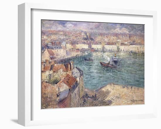 Dieppe, 1929-Gustave Loiseau-Framed Giclee Print