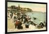 Dieppe Beach at 'L'Heure Du Bain'-null-Framed Photographic Print