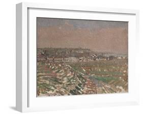 Dieppe from the West, 1910 - 1911-Harold Gilman-Framed Giclee Print